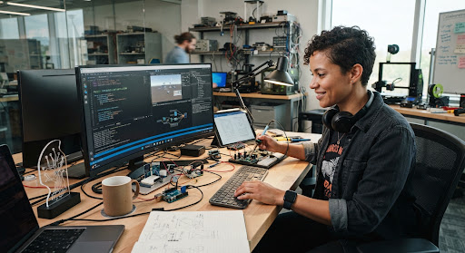 Creative technologist at work