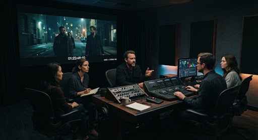 Cinematic review session